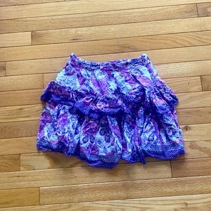 Gorgeous beachy floral print skirt